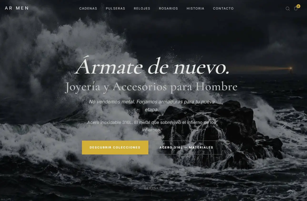 Sitio web de Armen.cl